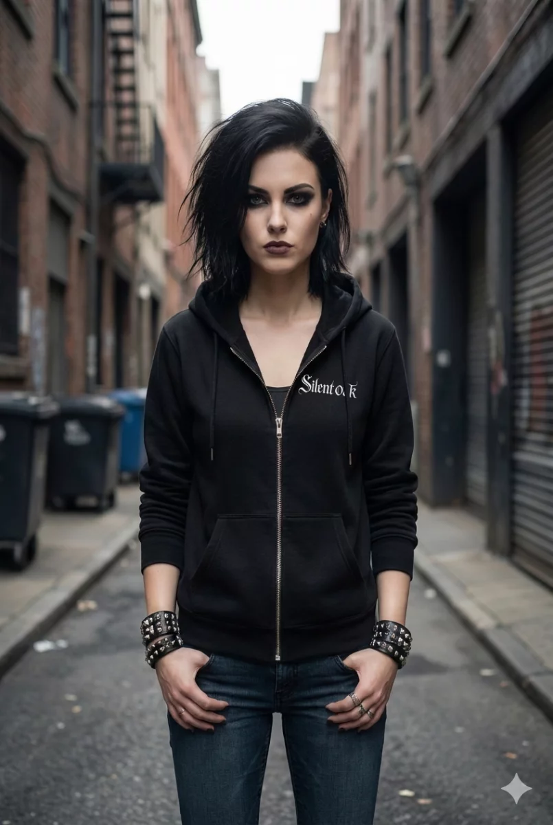 SWEAT ZIP noir basic
